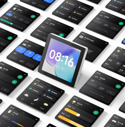 头联动与小米 Mesh20 网关一屏搞定全屋控制PG电子麻将胡了试玩小米智能中控屏开售：支持摄像(图3)